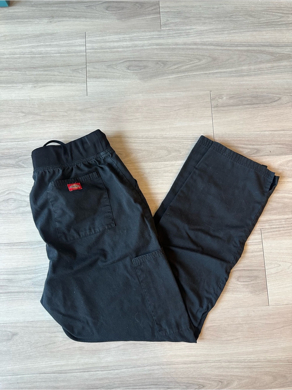 Dickies Scrub Pants Black Womens Medium